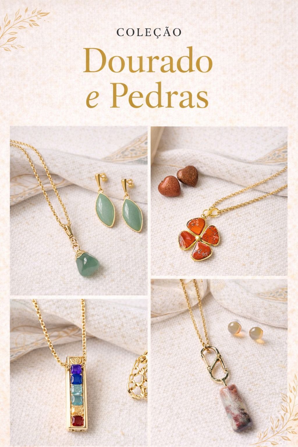 COLECAO PEDRAS E DOURADO