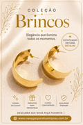 Brinco meia argola max