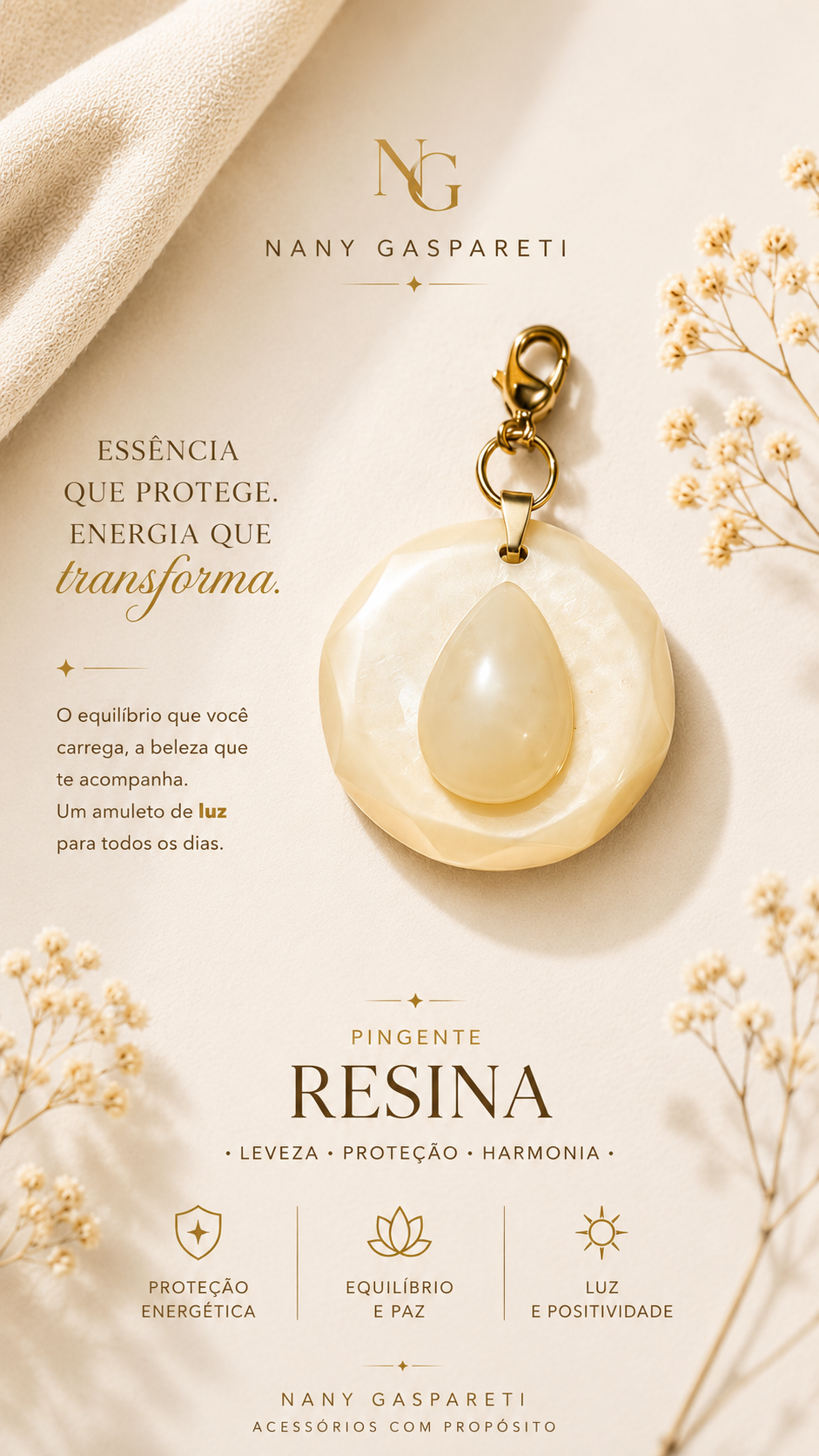 Resina pingente