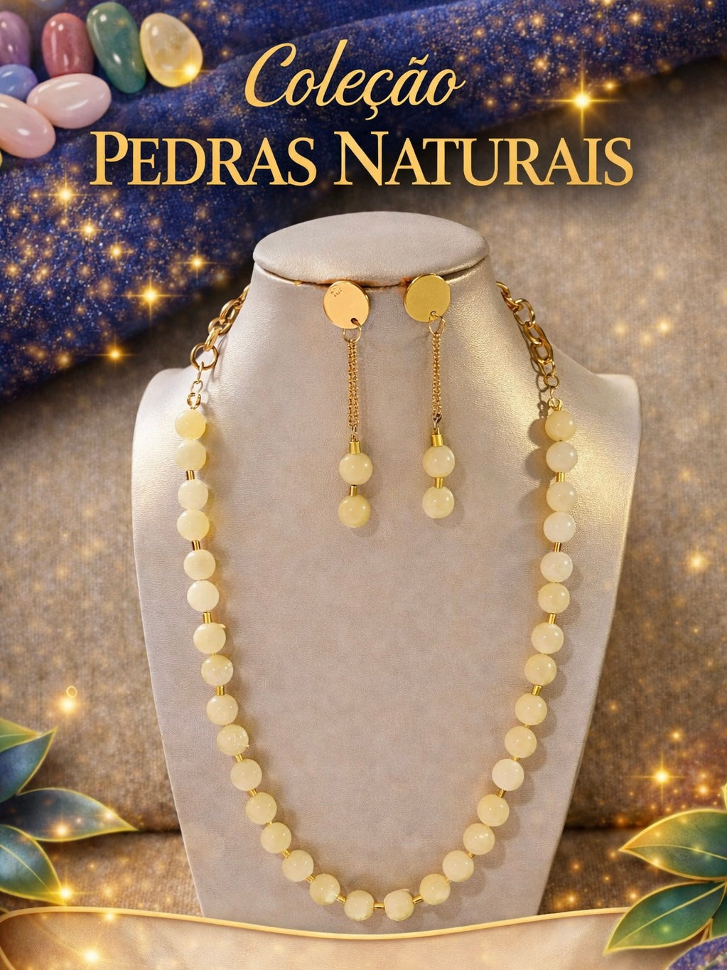 conjunte de pedras nude