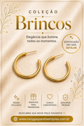 Brinco argola aberta