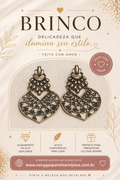 Brinco romano dourado