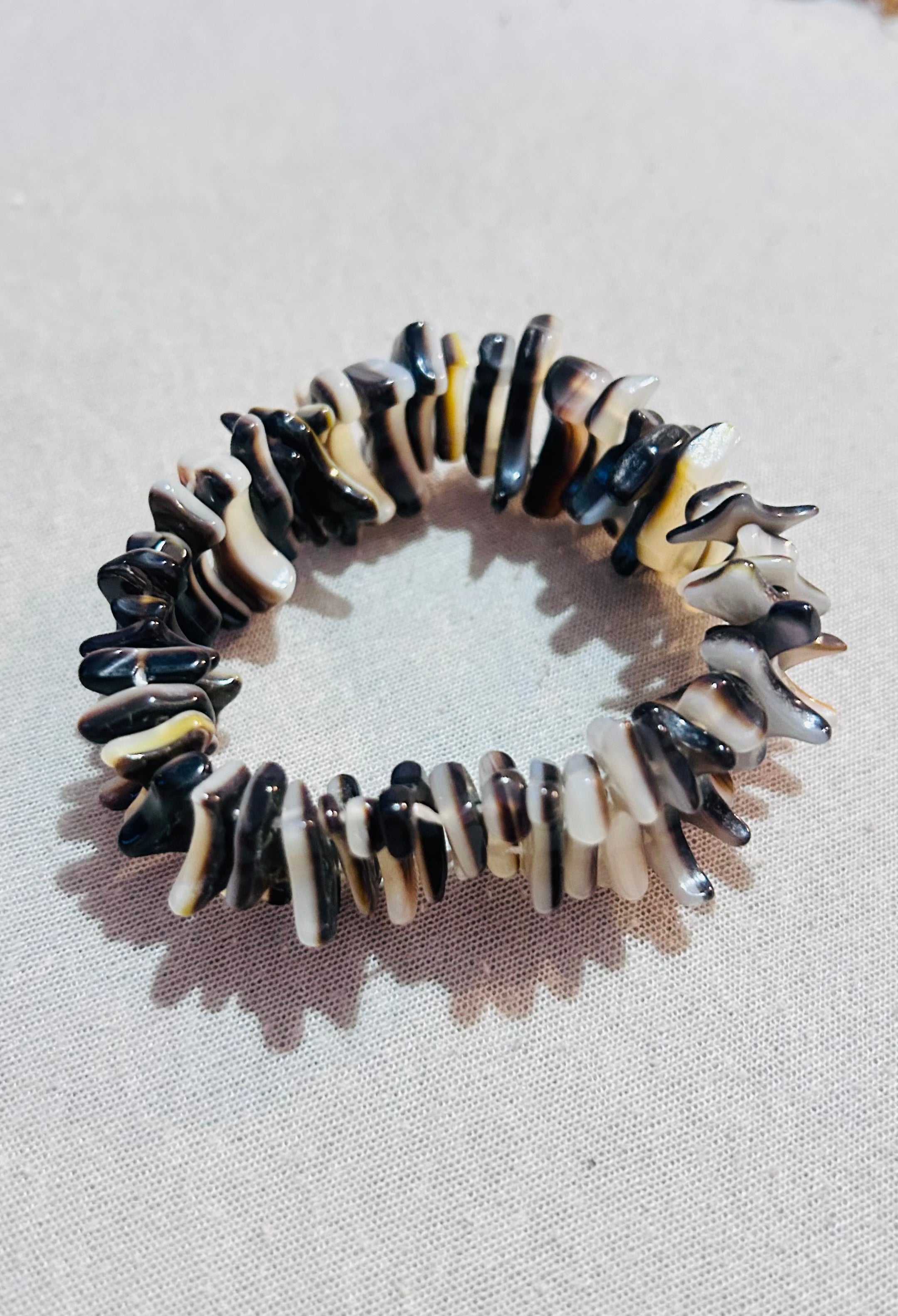 Pulseira de pedra zebra