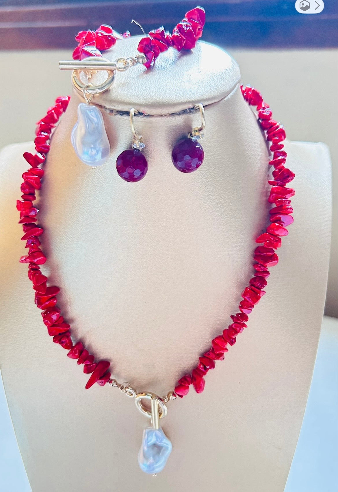 Conjunto Jasper pedra