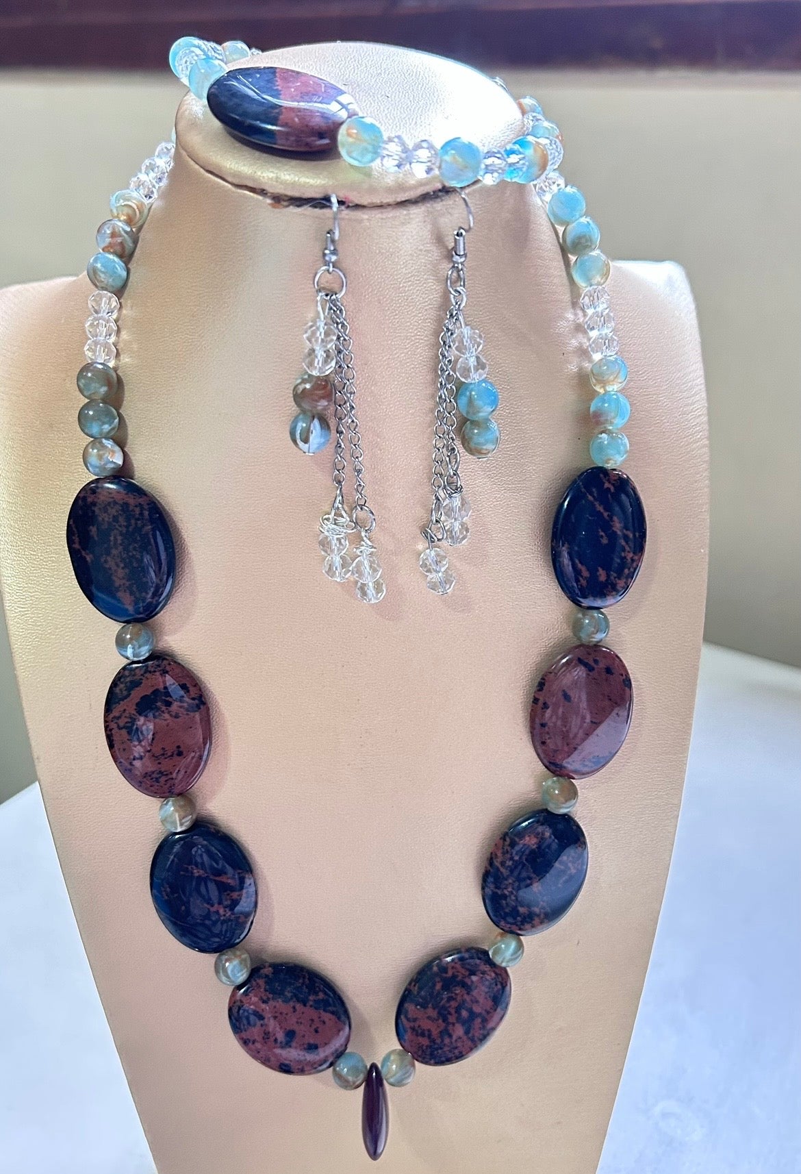 Conjunto pedras marrom Pedra