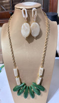 Conjunto pinos verde resina