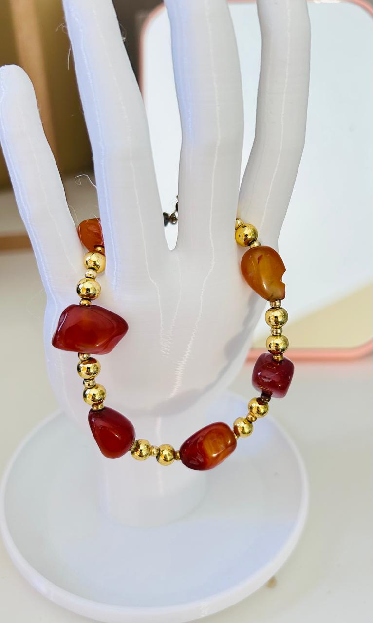 Pulseira de Pedras Ambar