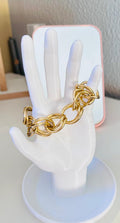Pulseira Elo Banhada a Ouro