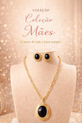Conjunto de Pedras e Dourado - Onix