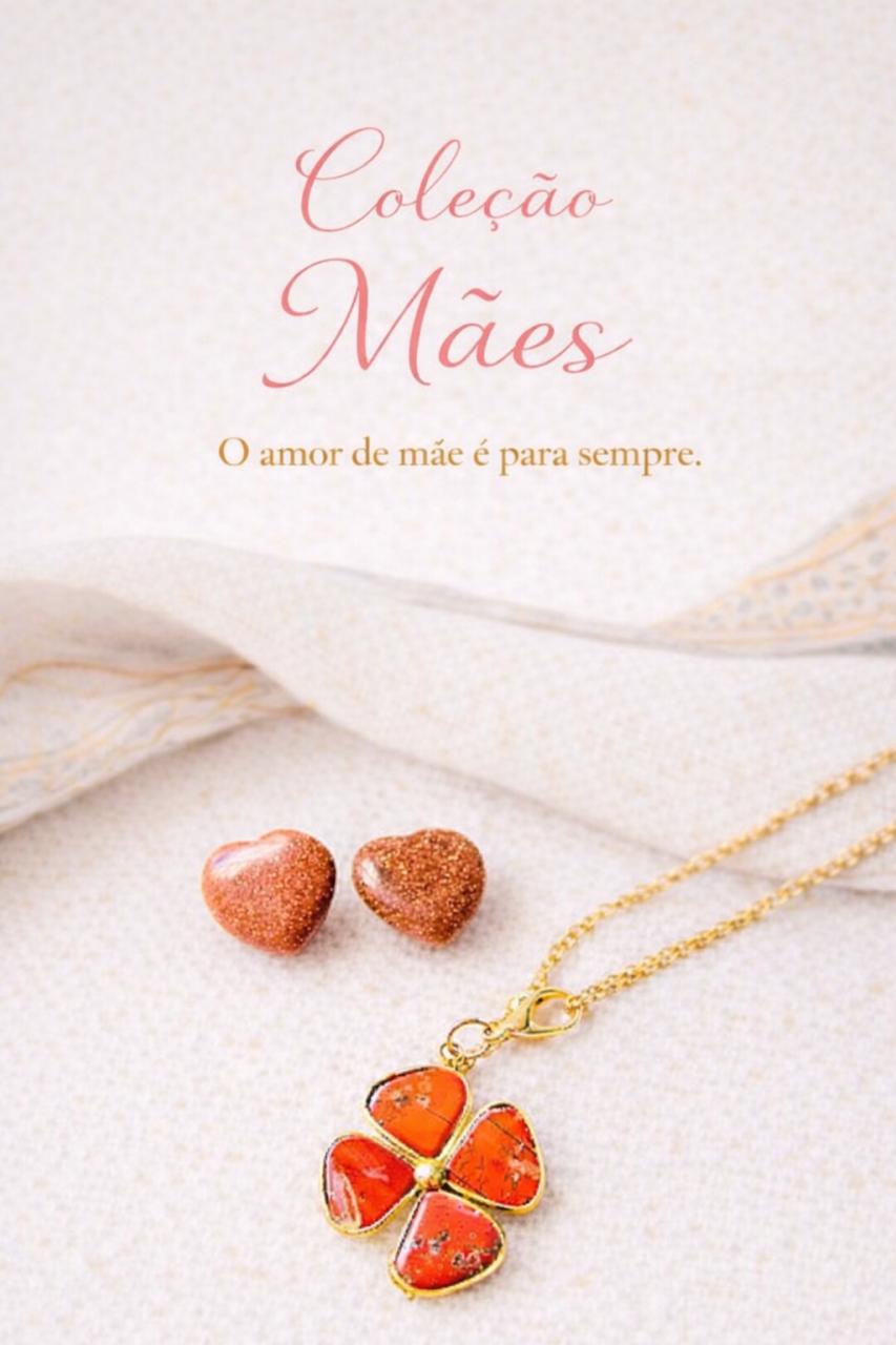 Conjunto Pedra e Dourado - Estrela