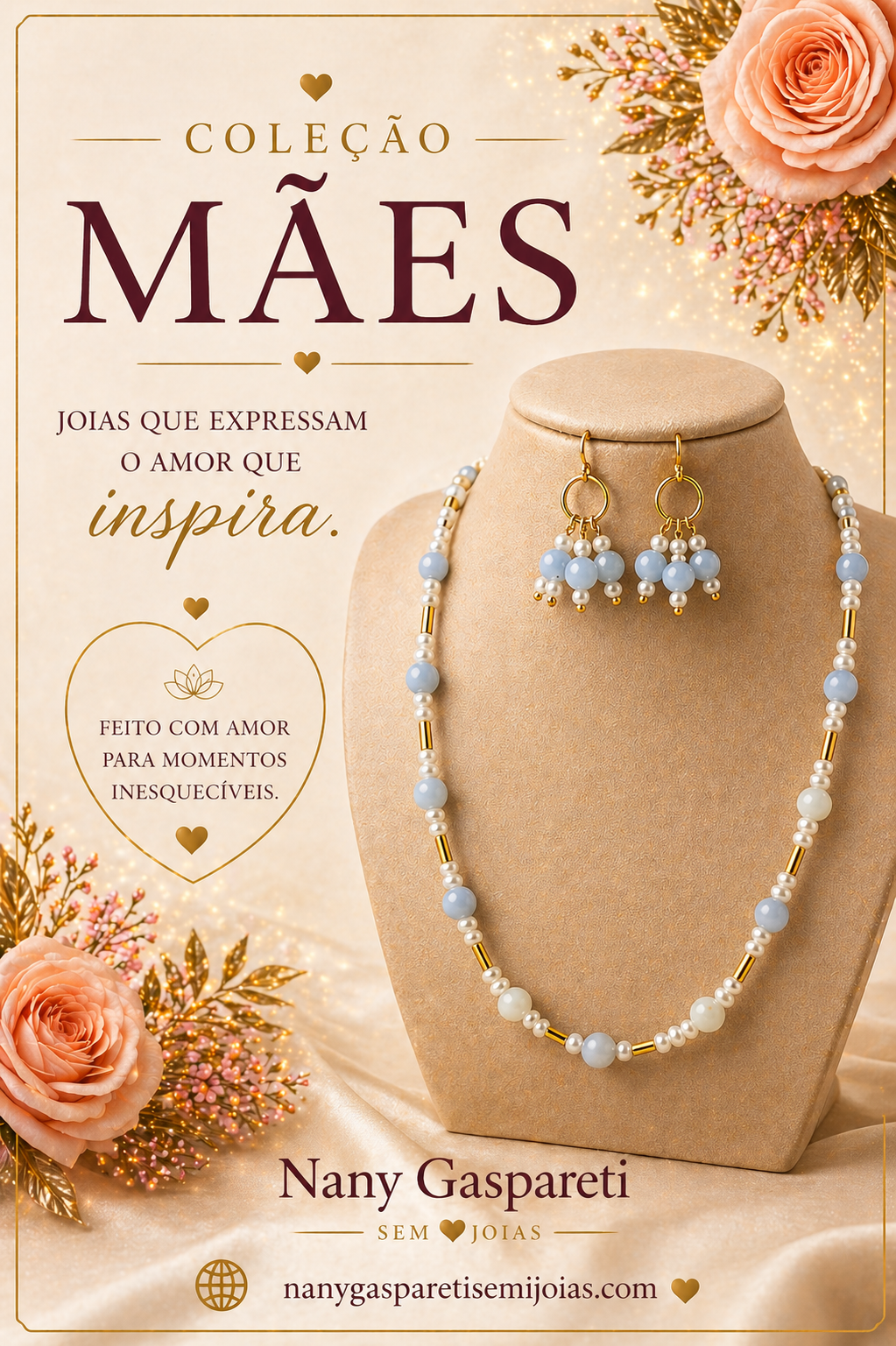 conjunto olho de tigre azul